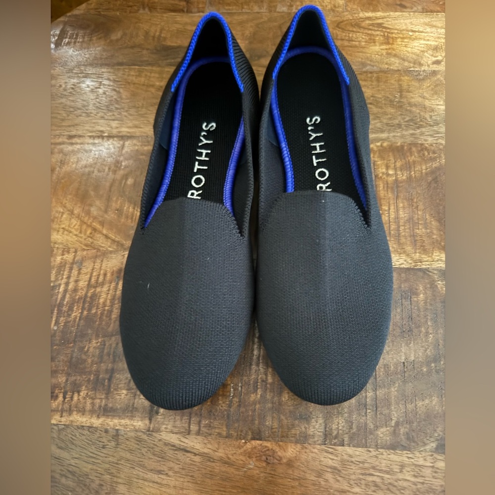 Rothy's Women Shoes Black Loafers Slip on Ballet Flats Size 8